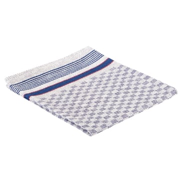 Grubenhandtuch, 45 x 90 cm 1 Karton = 20 Packungen à 10 Stück = 200 Stück, blau/weiß - Bild-Darstellung des Produktes 1