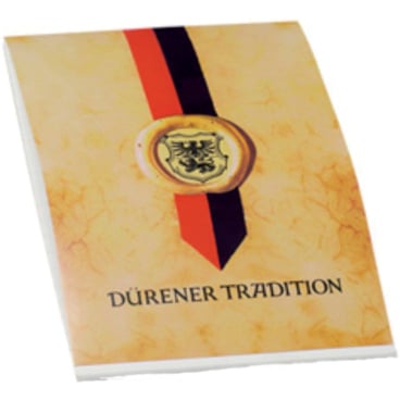 Briefkartenblock Dürener Tradition - A6 25 Stück satiniert. Briefkartenblock Dürener Tradition - A6 25 Stück satiniert. - Bild-Darstellung des Produktes 1