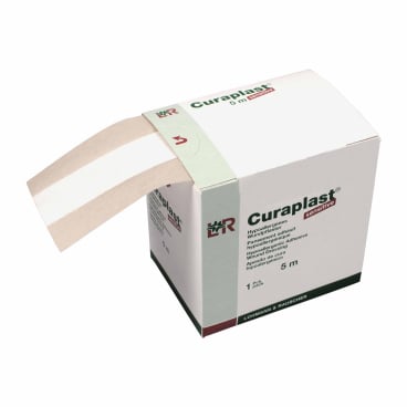 Curaplast® sensitive Wundschnellverband, weiß, 5 m Rolle 1 Rolle, Maße: 4 cm x 5 m - Bild-Darstellung des Produktes 1