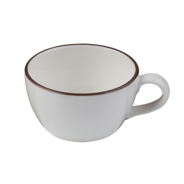 IDFine-Modest Brown Cappuccino Tasse 270 ml 1 Packung = 12 Stück - Bild-Darstellung des Produktes 1