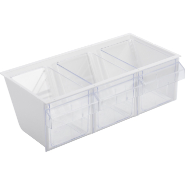 Westmark Schüttengehäuse Milano mit 3 Schütten, 4-teiliges Set Abmessungen: 355 x 170 x 110 mm - Bild-Darstellung des Produktes 1