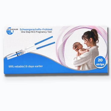 Dr. Kuechler Schwangerschaftsfrühtest, hCG Test, frühe Erkennung, bis zu 99 Prozent Sicherheit DKMPTSTR20pcs - Bild-Darstellung des Produktes 1