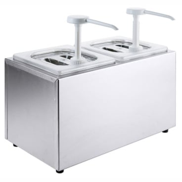 Saucendispenser mit Pumpe und zwei GN Behältern 1 Packung = 1 Stück - Bild-Darstellung des Produktes 1