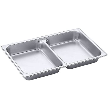 GN 1/1 Abteilbehälter 3 l mit zwei Abteilen 1 Packung = 1 Stück - Bild-Darstellung des Produktes 1