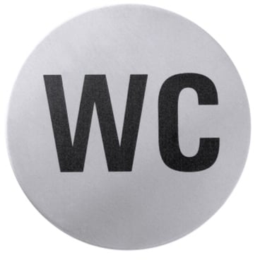 Toiletten-Türsymbol WC 1 Packung = 1 Stück - Bild-Darstellung des Produktes 1