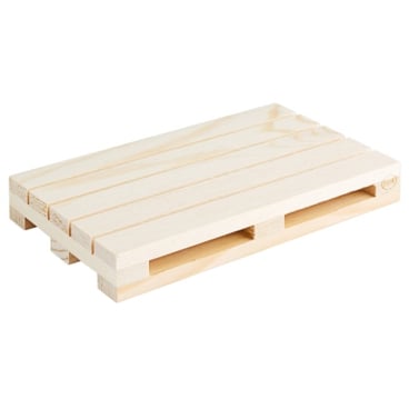 Holzpalette 15 x 9 cm, natur 1 Packung = 1 Stück - Bild-Darstellung des Produktes 1