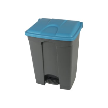 cookmax Treteimer 70 l rechteckig grau / blau 1 Packung = 1 Stück - Bild-Darstellung des Produktes 1