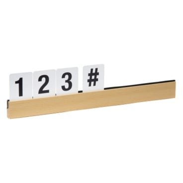 Buchstabenleiste teak 1 Packung = 1 Stück - Bild-Darstellung des Produktes 1