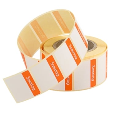 Etiketten Samstag ORANGE 500 Stück auf Rolle 1 Packung = 1 Stück - Bild-Darstellung des Produktes 1