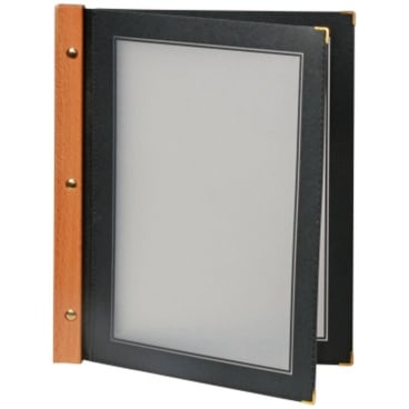 Speisekartenmappe Holz schwarz 1 Packung = 1 Stück - Bild-Darstellung des Produktes 1