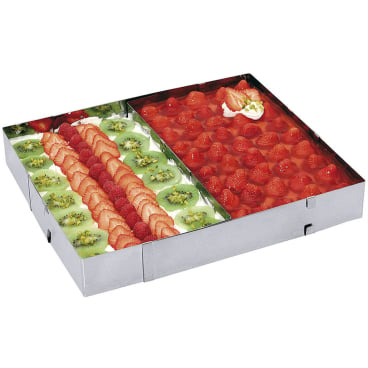 Tortenrahmen, rechteckig verstellbar mit 1 Packung = 1 Stück - Bild-Darstellung des Produktes 1