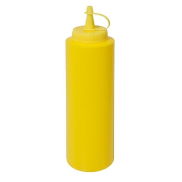 Quetschflasche 0,35 l, gelb 1 Packung = 1 Stück - Bild-Darstellung des Produktes 1