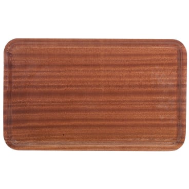Holz-Tablett GN 1/1, rutschfest, Farbe: Mahagoni 1 Packung = 1 Stück - Bild-Darstellung des Produktes 1