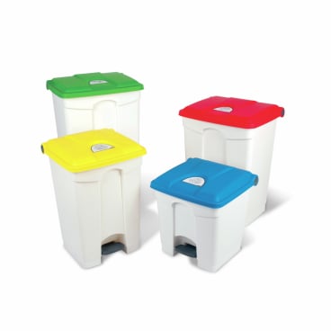 cookmax Treteimer 30 l rechteckig grau / gelb 1 Packung = 1 Stück - Bild-Darstellung des Produktes 1