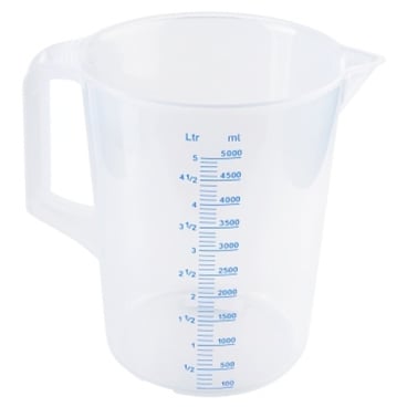 Messbecher, transparent 5 l 1 Packung = 1 Stück - Bild-Darstellung des Produktes 1