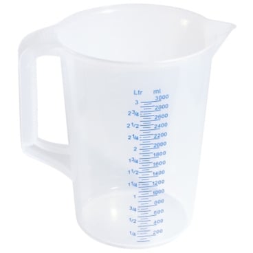 Messbecher, transparent 3 l 1 Packung = 1 Stück - Bild-Darstellung des Produktes 1