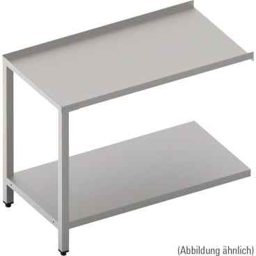 cookmax Ablauftisch mit Ablagebord 600 mm breit 1 Packung = 1 Stück - Bild-Darstellung des Produktes 1