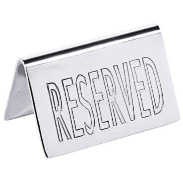 Tischschild RESERVED 1 Packung = 1 Stück - Bild-Darstellung des Produktes 1