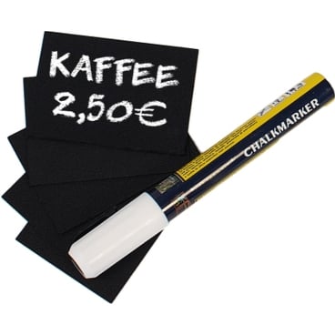 Schreibtafel, schwarz DIN A8 20-er Set 1 Packung = 1 Stück - Bild-Darstellung des Produktes 1