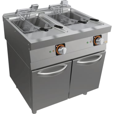 cookmax Elektro-Fritteuse 15 + 15 l 1 Packung = 1 Stück - Bild-Darstellung des Produktes 1