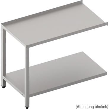 cookmax Ablauftisch mit Ablagebord 700 mm breit 1 Packung = 1 Stück - Bild-Darstellung des Produktes 1