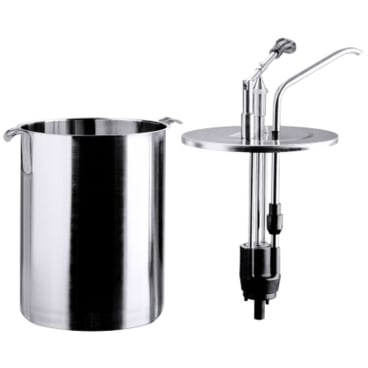 Dispenser, rund 6 l mit Behälter 1 Packung = 1 Stück - Bild-Darstellung des Produktes 1
