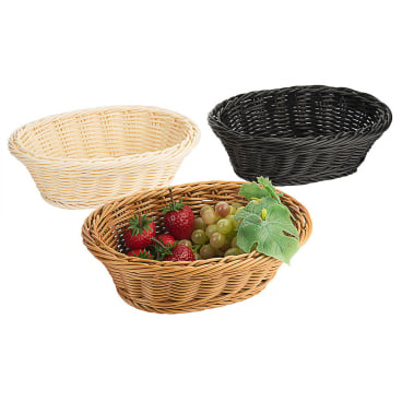 Polykorb, oval 23 cm, schwarz 1 Packung = 1 Stück - Bild-Darstellung des Produktes 1