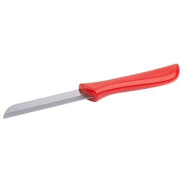 Küchenmesser mit rotem Griff glatte Klinge 1 Packung = 1 Stück - Bild-Darstellung des Produktes 1