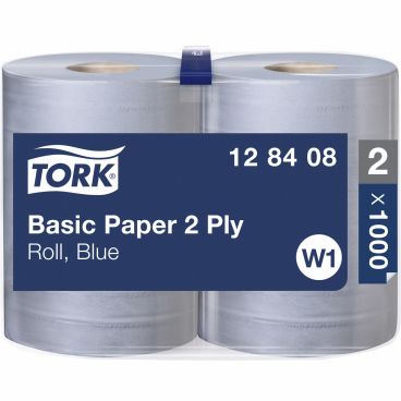 cookmax TORK Papierrolle blau 2-lagig 1 Packung = 1 Stück - Bild-Darstellung des Produktes 1