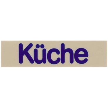 Wortschild KÜCHE 1 Packung = 1 Stück - Bild-Darstellung des Produktes 1