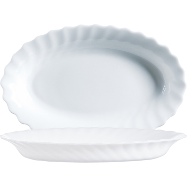 Trianon White Schale oval 22cm * 1 Packung = 6 Stück - Bild-Darstellung des Produktes 1