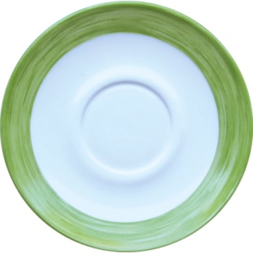 Brush Green Untertasse 14cm * 1 Packung = 6 Stück - Bild-Darstellung des Produktes 1