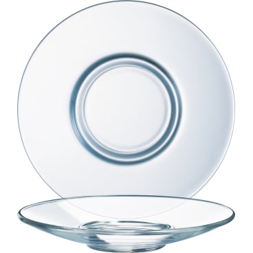 Aroma transparent Untertasse 14cm * 1 Packung = 6 Stück - Bild-Darstellung des Produktes 1