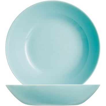 Diwali light Turquoise Coupteller tief 1 Packung = 6 Stück - Bild-Darstellung des Produktes 1