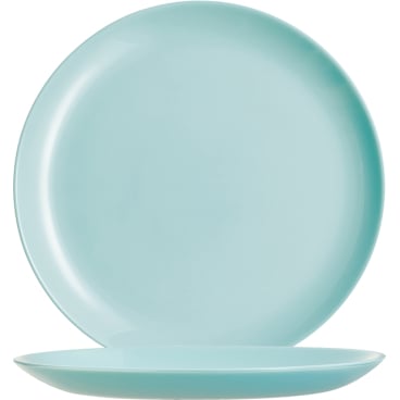 Diwali light Turquoise Coupteller flach 27cm * 1 Packung = 6 Stück - Bild-Darstellung des Produktes 1