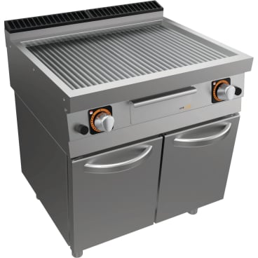 cookmax Gas-Grillplatte gerillt, Unterb. mit Türen 1 Packung = 1 Stück - Bild-Darstellung des Produktes 1