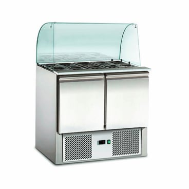 cookmax Saladette GN 1/1 2 Türen Toppingbereich 1 Packung = 1 Stück - Bild-Darstellung des Produktes 1