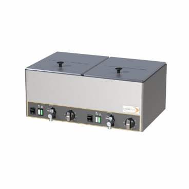 cookmax Würstchenwärmer 2 x GN 1/2 Ablasshahn 1 Packung = 1 Stück - Bild-Darstellung des Produktes 1