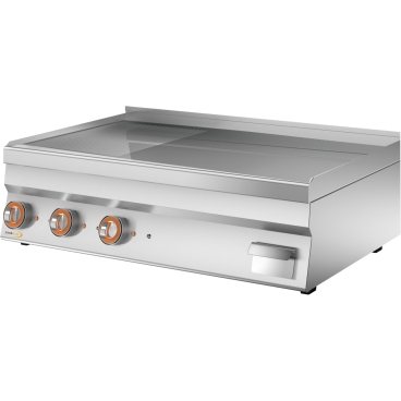 cookmax Elektro-Grillplatte,2/3 glatt+ 1/3 gerillt 1 Packung = 1 Stück - Bild-Darstellung des Produktes 1