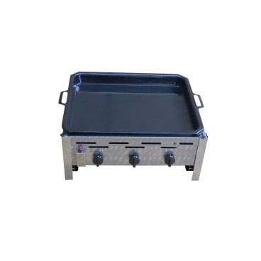 cookmax Profi-Gasbräter 3 flammig mit Pfanne 1 Packung = 1 Stück - Bild-Darstellung des Produktes 1