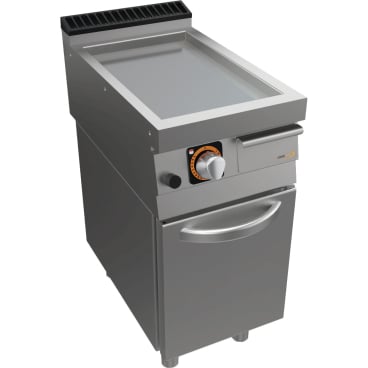 cookmax Gas-Grillplatte glatt, Unterbau mit Tür 1 Packung = 1 Stück - Bild-Darstellung des Produktes 1