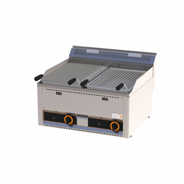 cookmax Gas-Lavasteingrill, mit 2 V-Rosten 1 Packung = 1 Stück - Bild-Darstellung des Produktes 1