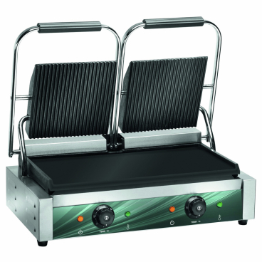cookmax Elektro-Kontaktgrill oben gerillt unten 1 Packung = 1 Stück - Bild-Darstellung des Produktes 1