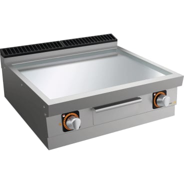 cookmax Elektro-Grillplatte, glatt, verchromt, 1 Packung = 1 Stück - Bild-Darstellung des Produktes 1
