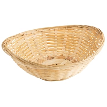Bambuskorb 25x21x7cm, oval 1 Packung = 1 Stück - Bild-Darstellung des Produktes 1
