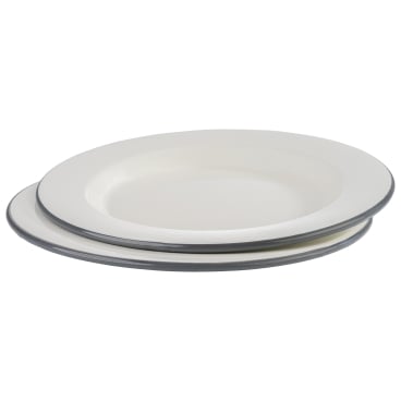 2er-Set Teller ENAMELWARE, Ø 26 cm 1 Stück - Bild-Darstellung des Produktes 1