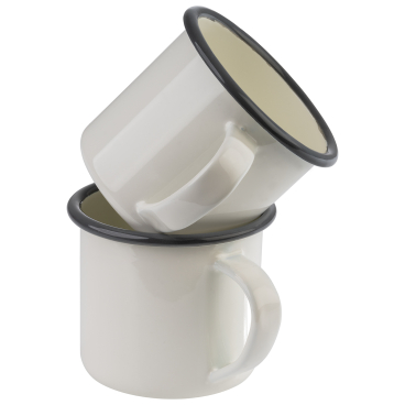 2er-Set Henkelbecher ENAMELWARE, 0,35 Liter 1 Stück - Bild-Darstellung des Produktes 1