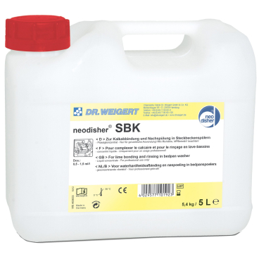 Dr. Weigert neodisher SBK Spezialklarspüler 5 Liter - Kompakt-Kanister - Bild-Darstellung des Produktes 1