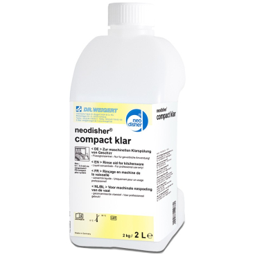 Dr. Weigert neodisher® compact klar Klarspüler 2 Liter - Flasche - Bild-Darstellung des Produktes 1