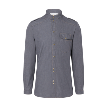 Karlowsky Jeans-Style Herrenkochhemd, vintage black Größe: 64 - Bild-Darstellung des Produktes 1